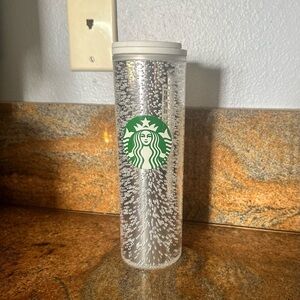 New Starbucks 16oz Glitter Tumbler